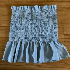 Powder Blue Tube Top